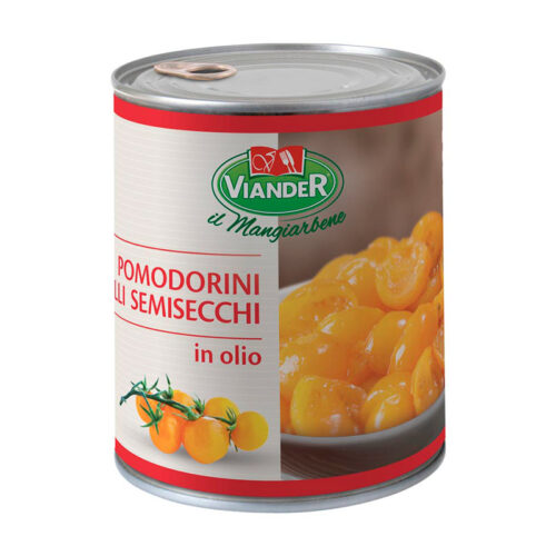 Viander puolikuivattu keltainen tomaatti 1ltk (750g x 6 kpl)