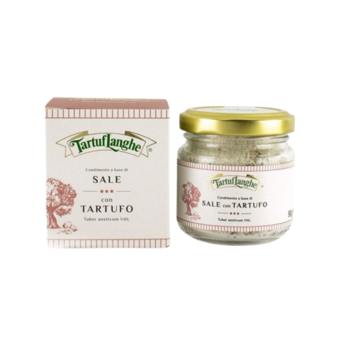 TartufLanghe Guérande musta tryffeli suola 100g