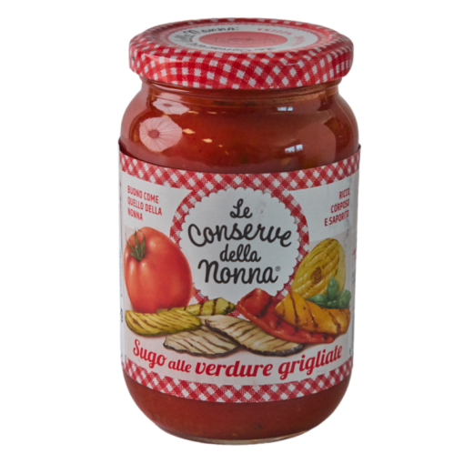 Conserve della Nonna grillatut vihannekset-tomaattikastike 350g