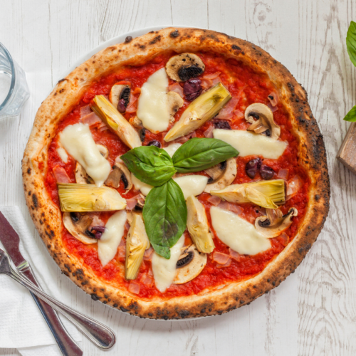 artisokkalohko pizzassa