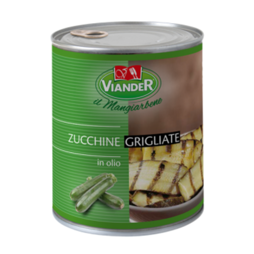 Viander grillattu kesäkurpitsa auringonkukkaöljyssä 780g