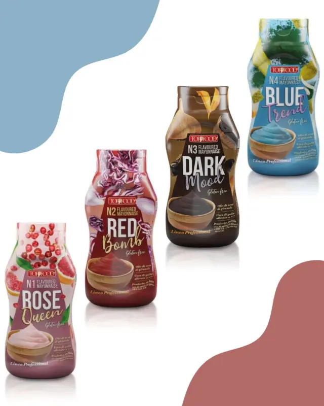 Pakkasista huolimatta kevät tulee ja värit palaavat niin luontoon kuin lautasille! 🌞

Italialaisen Topfoodin uusilla värikkäillä gourmet-majoneeseilla luot ilmettä ja makua lautaselle. Majoneesien värit ja maut ovat kasvipohjaisia, ja ne soveltuvat monenlaisien ruokien kanssa tarjottavaksi. Lisäksi niillä voi loihtia myös hauskoja teema-annoksia. 👻🍥🍔🥗🍗

Saatavilla on neljä eriväristä ja makuista majoneesia: pinkki Rose Queen (vaaleanpunainen greippi & rosepippuri), punainen Red Bomb (Tropean punasipuli & punakaali), musta Dark Mood (fermentoitu valkosipuli) ja sininen Blue Trend (helmisipuli, maustekurkku, sitruuna & spirulina). 

Tuotteet ovat gluteenittomia ja yhden pakkauksen koko on 470g (ME=8). 

Töräytetäänkö tulemaan? 😍

#monditaly #tastefeelenjoy #topfood #viander #rosequeen #redbomb #darkmood #bluetrend