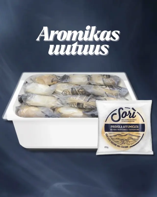 Aromikas uutuus - Sorìn Savustettu provola 🧀

Tuoreesta lehmänmaidosta valmistettu savustettu provola on miellyttävän pehmeä sekä maultaan että rakenteeltaan. Juustolla on erinomaiset sulamisominaisuudet, joten se sopii hyvin monipuolisesti keittiöön tuomaan annoksiin syvempää makua: pizzaan, pastaan, grillattuihin leipiin ja uuniruokiin, kuten gratiineihin.🍕🥪🫕 

Sorìn Savustettu provola myydään 3 kg HoReCa-pakkauksessa, jossa 12 kpl 250g annosjuustoja. Kysy lisää meiltä!

#monditaly #tastefeelenjoy #sori #provolaaffumicata #uutuus